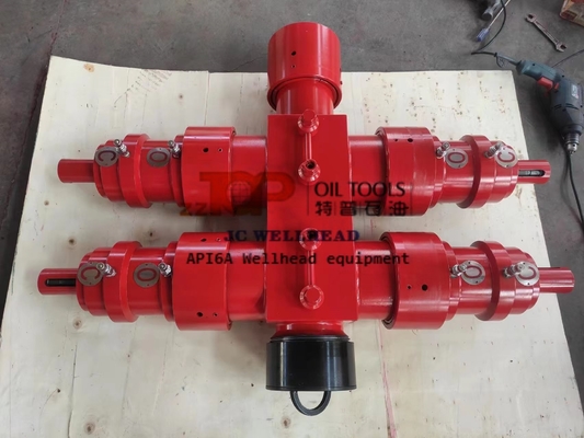 COUP DE POING hydraulique de double Ram Blowout Preventer/câble pour la maîtrise des puits